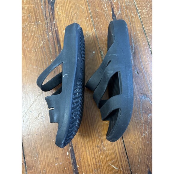 CROCS Getaway Strappy Women Sandals Slides Black Size 7 - Picture 3 of 6